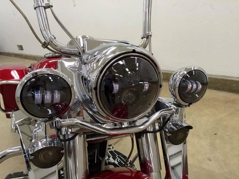 7" DAYMAKER Headlight Dual 4.5" – 4 1/2" Auxiliary AUX Black Spot Passing LED Fog Lights