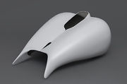 Harley Davidson Road King Extra Stretched Gas Tank Shroud Cover Bagger