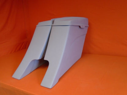 Harley Davidson 6" Extended Stretched Out & Down Saddlebags - 2014 - 2018  Model Style Bags   6 x 9 Speaker lids