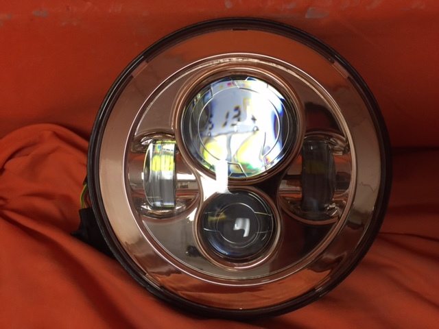 7" DAYMAKER Replacement Gold HID LED Light Bulb Headlight Motorcycle Kawasaki Vulcan Nomad 1500 / 1600