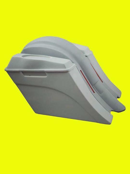 6” Down and Out Bag Kit for Harley Softail and Touring Bikes