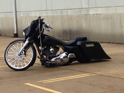 6” Down and Out Bag Kit for Harley Softail and Touring Bikes