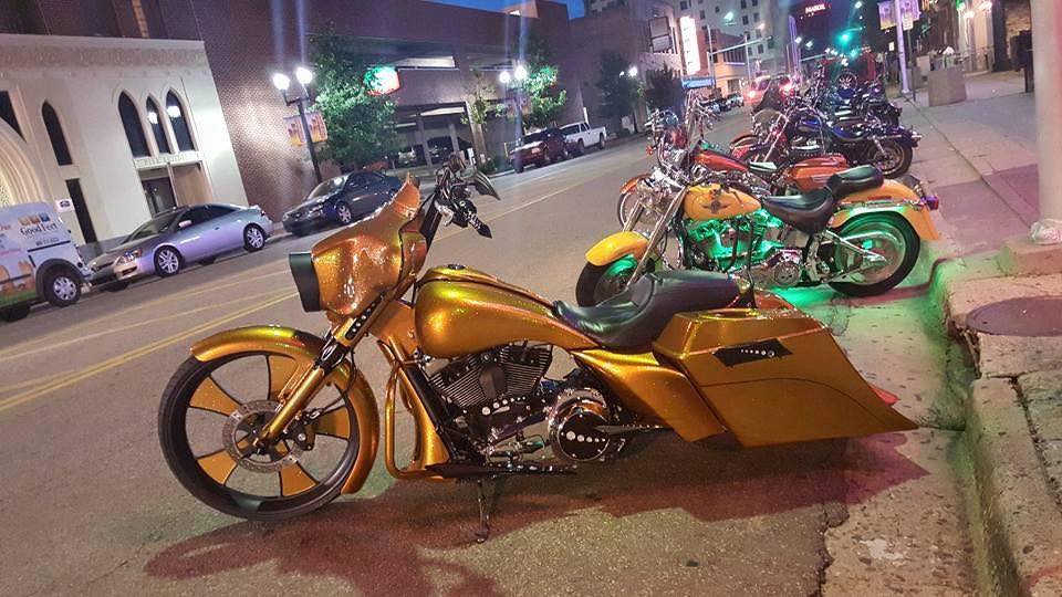 6” Down and Out Bag Kit for Harley Softail and Touring Bikes