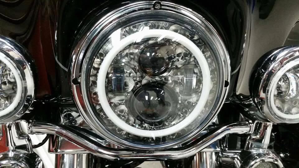 Fiftyfive Stretched Series Bagger Kit + Custom Headlights + Recessed Tail Lights (LED)