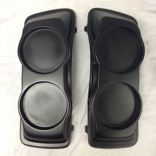Harley Saddlebag Speaker Lids Dual 6.5" Fits Harley Touring Stretched / Extended