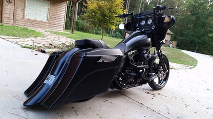 6” Down and Out Bag Kit for Harley Softail and Touring Bikes