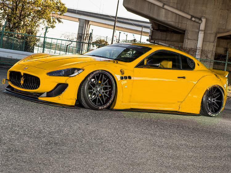 FRP LBPE Wide Body Side Skirts 4pc for Maserati GranTurismo 08-13