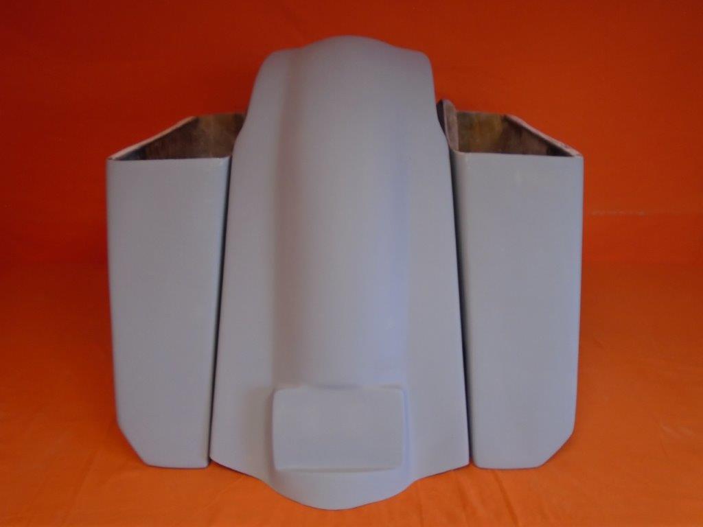 Harley Davidson 5" Extended Saddlebags No Cut Outs  Fender - No lids