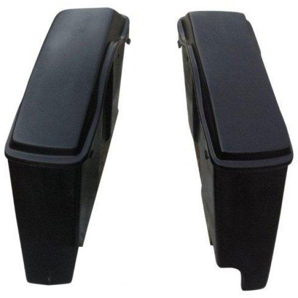 Harley Davidson 6" Softail Heritage Extended Stretched Saddlebags Lids Right Cut Out