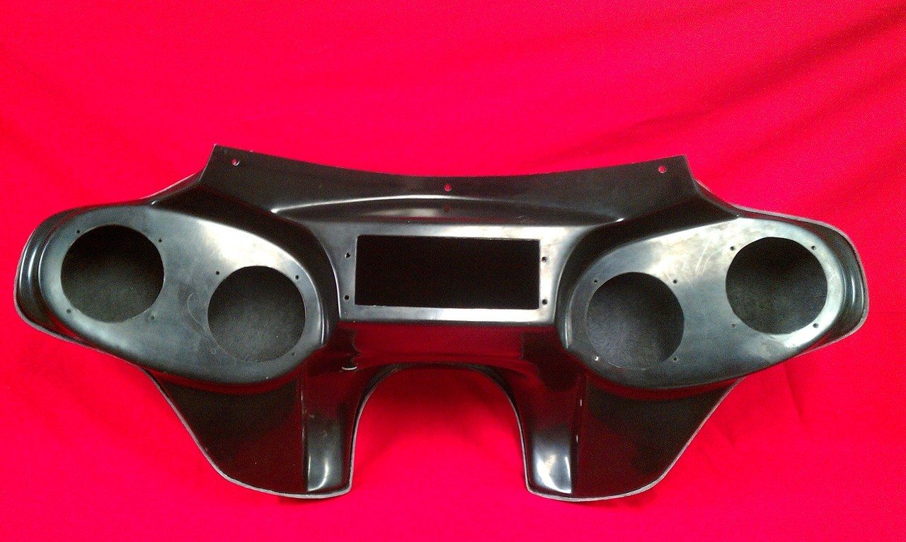 Kawasaki Nomad Motorcycle Headlight Stereo Radio Fairing 6.5" Speakers Batwing 1500 99-04
