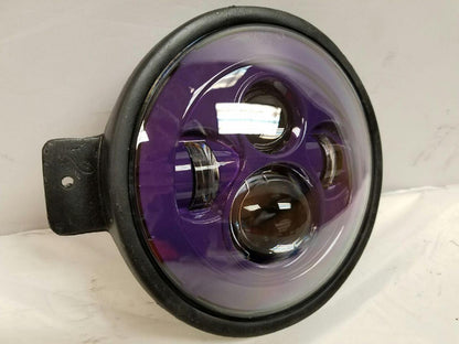 7" Kawasaki Voyager & Vaquero DAYMAKER Replacement Headlight Purple LED Light Projector HID Bulb