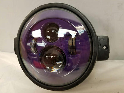 7" Kawasaki Voyager & Vaquero DAYMAKER Replacement Headlight Purple LED Light Projector HID Bulb