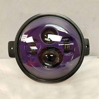 7" Kawasaki Voyager & Vaquero DAYMAKER Replacement Headlight Purple LED Light Projector HID Bulb