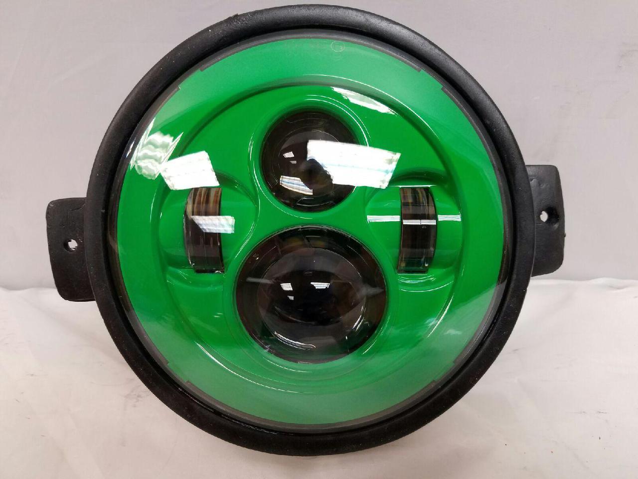 7" Kawasaki Voyager & Vaquero DAYMAKER Replacement Headlight Green LED Light Projector HID Bulb