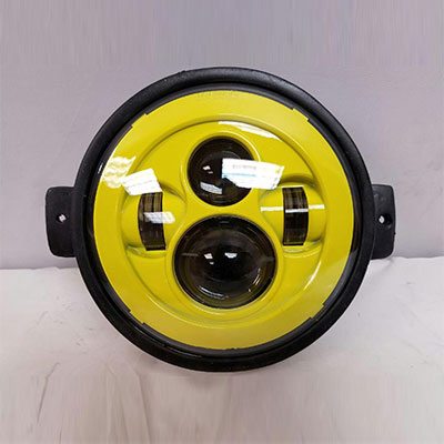 7" Kawasaki Voyager & Vaquero DAYMAKER Replacement Headlight Yellow LED Light Projector HID Bulb