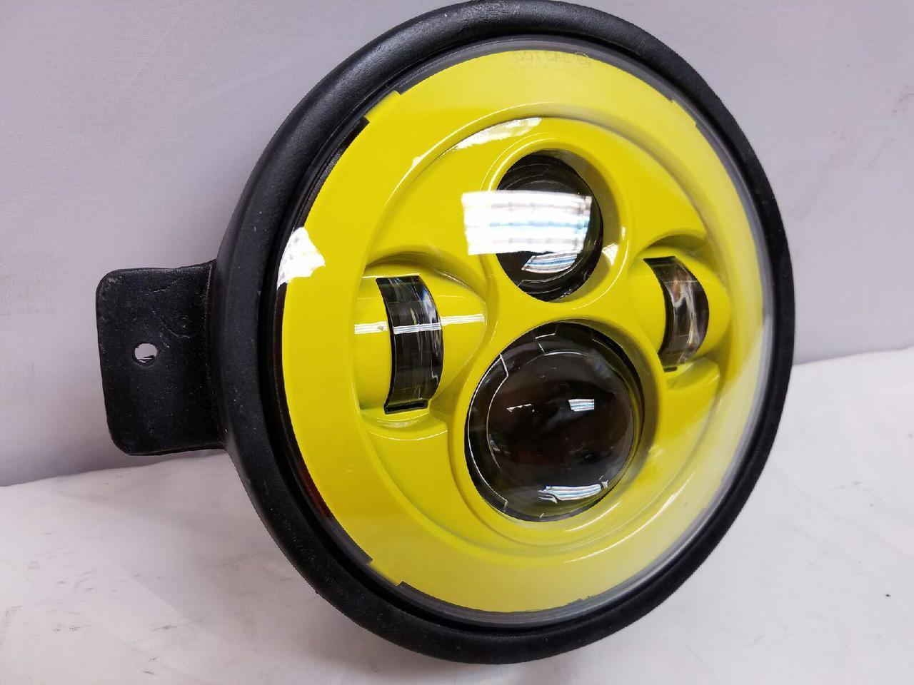 7" Kawasaki Voyager & Vaquero DAYMAKER Replacement Headlight Yellow LED Light Projector HID Bulb