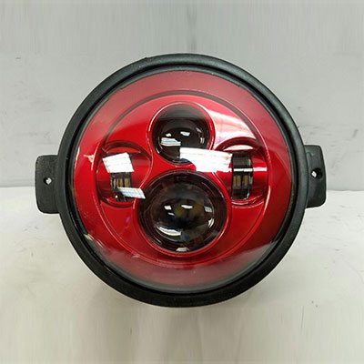 7" Kawasaki Voyager &amp; Vaquero DAYMAKER Replacement Headlight Red LED Light Projector HID Bulb