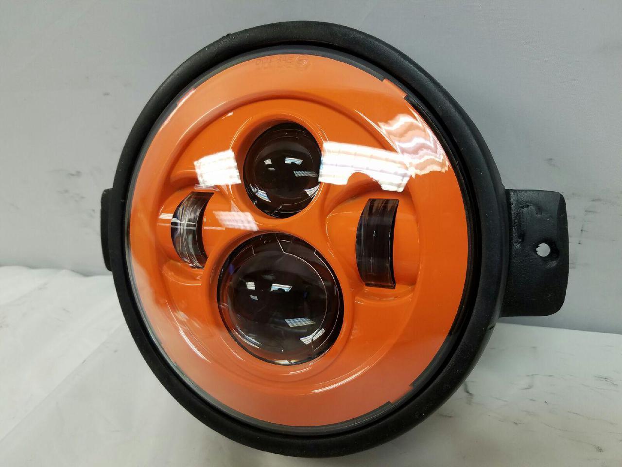 7" Kawasaki Voyager & Vaquero DAYMAKER Replacement Headlight Orange LED Light Projector HID Bulb