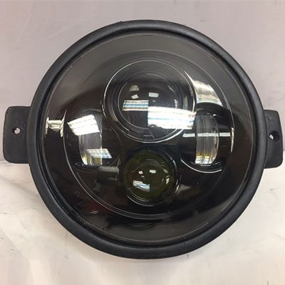 7" Kawasaki Voyager &amp; Vaquero DAYMAKER Replacement Headlight Black LED Light Projector HID Bulb