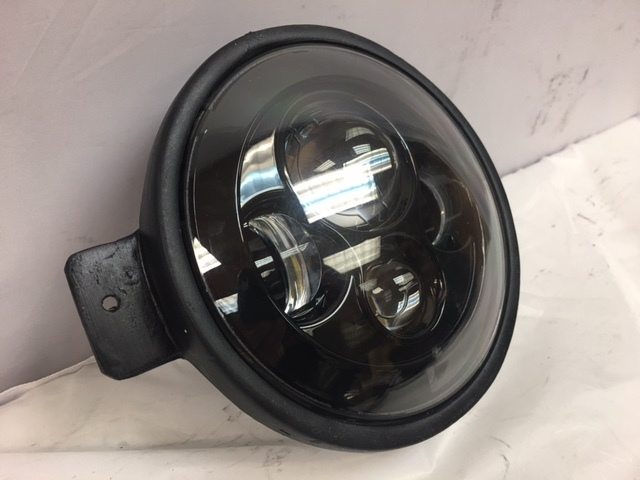 7" Kawasaki Voyager &amp; Vaquero DAYMAKER Replacement Headlight Black LED Light Projector HID Bulb