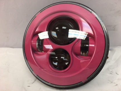 7" DAYMAKER Replacement PINK Projector HID LED Light Bulb Headlight Motorcycle Harley