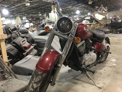 7" DAYMAKER Kawasaki Vulcan Nomad 800 Replacement Black HID LED Light Bulb Headlight Motorcycle