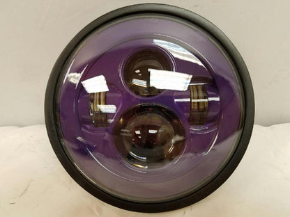 7" DAYMAKER Kawasaki Vulcan Nomad 800 Replacement Purple HID LED Light Bulb Headlight Motorcycle