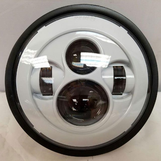 7" DAYMAKER Kawasaki Vulcan Nomad 800 Replacement White HID LED Light Bulb Headlight Motorcycle