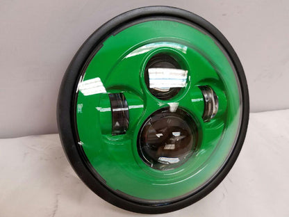 7" DAYMAKER Kawasaki Vulcan Nomad 800 Replacement Green HID LED Light Bulb Headlight Motorcycle