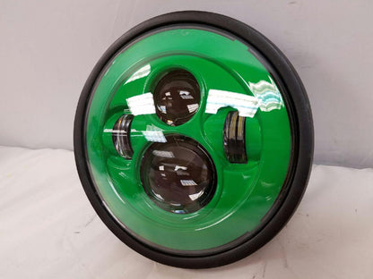 7" DAYMAKER Kawasaki Vulcan Nomad 800 Replacement Green HID LED Light Bulb Headlight Motorcycle