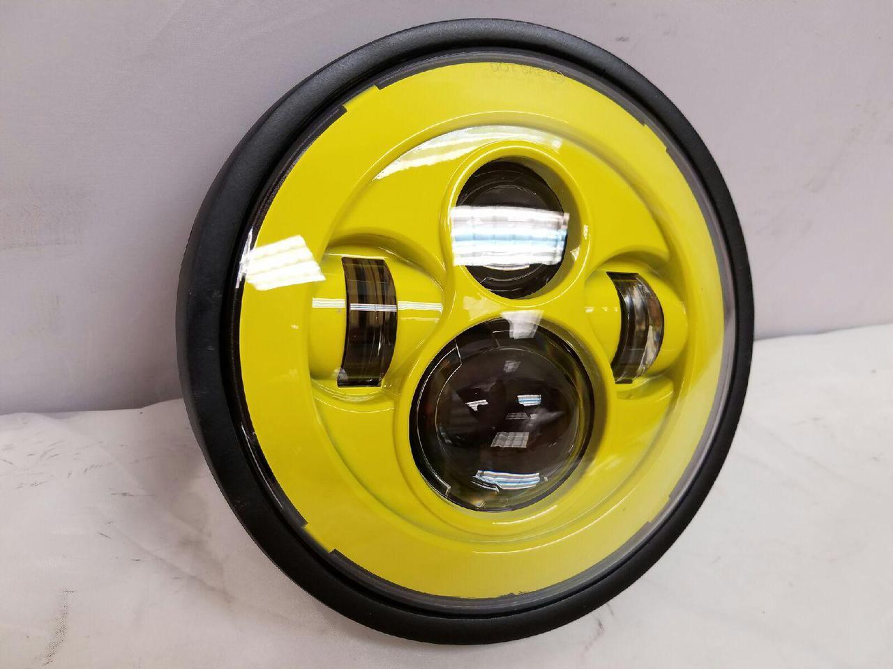 7" DAYMAKER Kawasaki Vulcan Nomad 800 Replacement Yellow HID LED Light Bulb Headlight Motorcycle