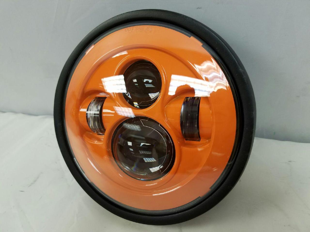 7" DAYMAKER Kawasaki Vulcan Nomad 800 Replacement Orange HID LED Light Bulb Headlight Motorcycle