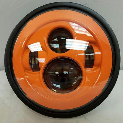 7" DAYMAKER Kawasaki Vulcan Nomad 800 Replacement Orange HID LED Light Bulb Headlight Motorcycle