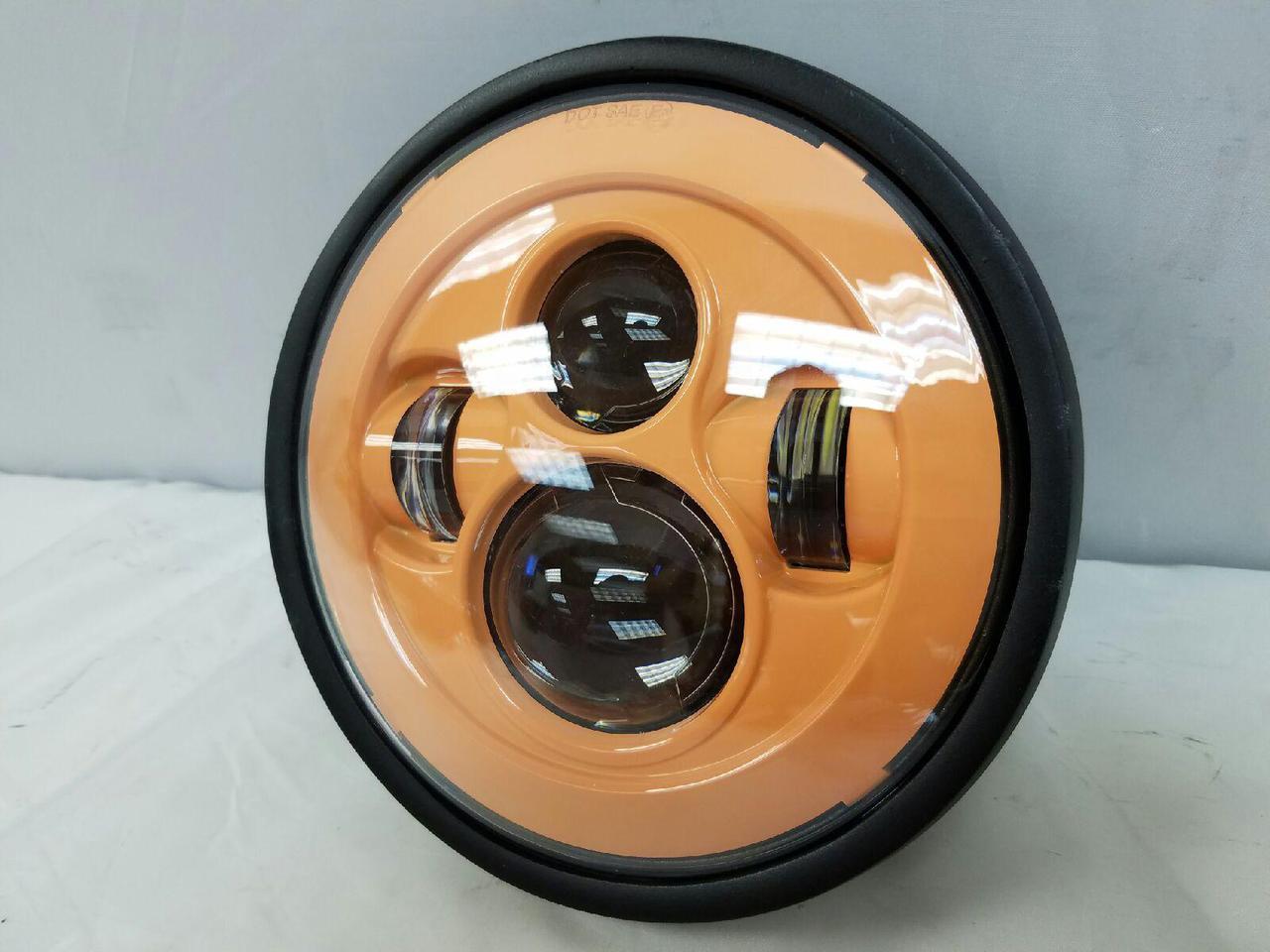 7" DAYMAKER Kawasaki Vulcan Nomad 800 Replacement Salmon HID LED Light Bulb Headlight Motorcycle