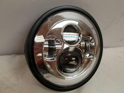 7" DAYMAKER Kawasaki Vulcan Nomad 800 Replacement Chrome HID LED Light Bulb Headlight Motorcycle