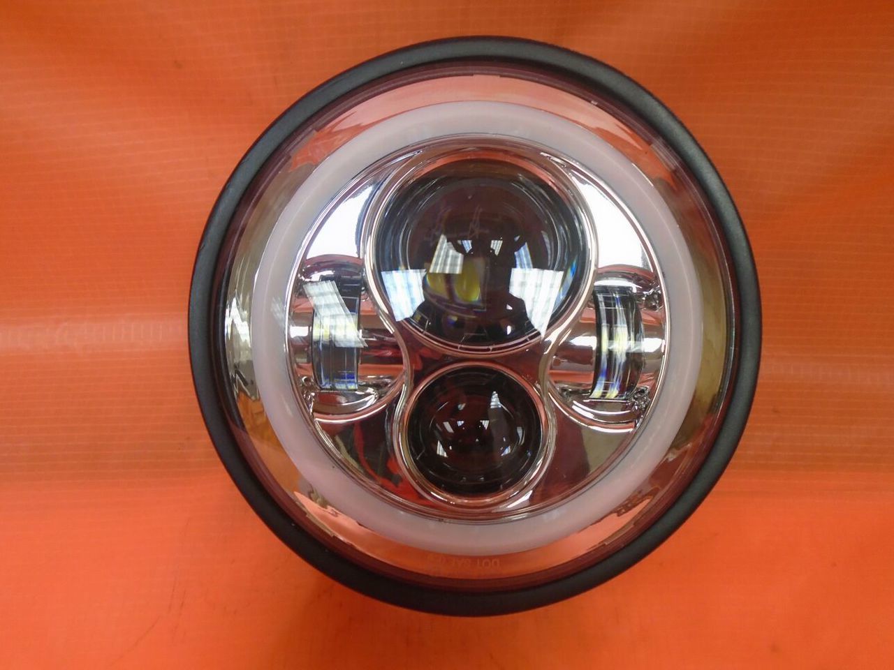 7" DAYMAKER Yamaha Royal Star Venture CHROME with RED Halo Projector HID LED Light Bulb Headlight Motorcycle