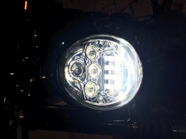 Harley Davidson VROD V-ROD VRSC LED DAYMAKER HEADLIGHT - CHROME