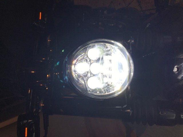 Harley Davidson VROD V-ROD VRSC LED DAYMAKER HEADLIGHT - CHROME