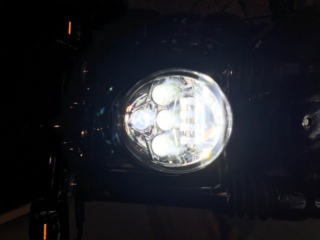Harley Davidson VROD V-ROD VRSC LED DAYMAKER HEADLIGHT - CHROME