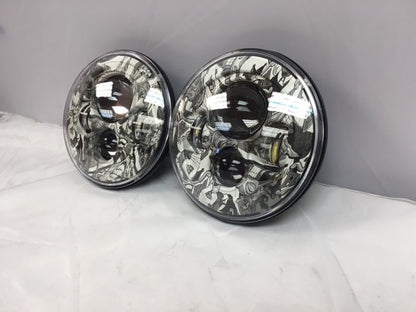 7'' JOKER DESIGN Suzuki Sierra Fits: Jeep Wrangler JK CJ TJ LED Rubicon Projector Daymaker Headlights Pair / Set