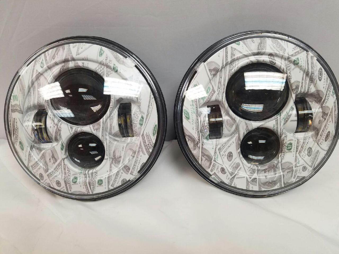 7'' BIG MONEY DESIGN Suzuki Sierra Fits: Jeep Wrangler JK CJ TJ LED Rubicon Projector Daymaker Headlights Pair / Set