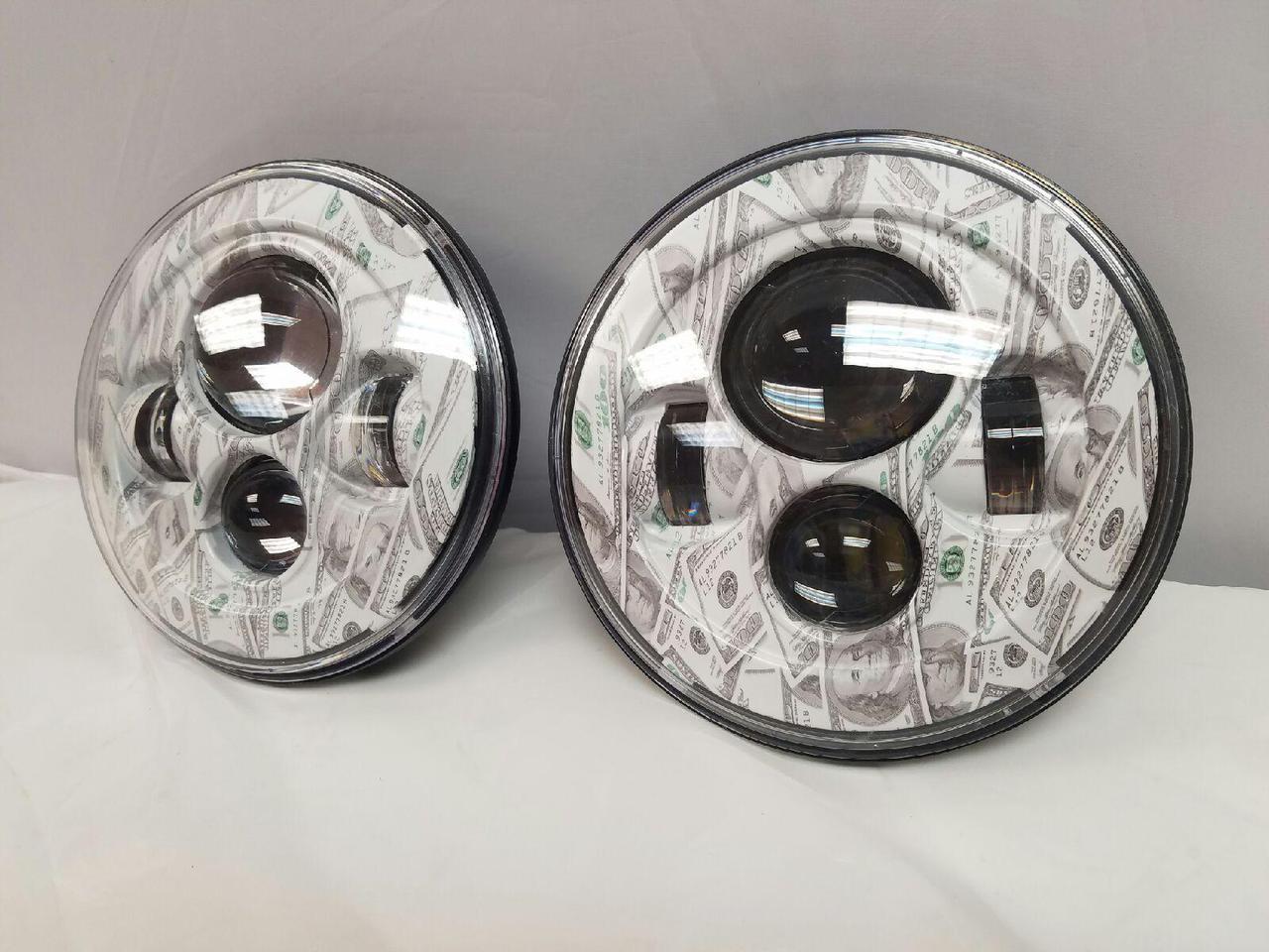 7'' BIG MONEY DESIGN Suzuki Sierra Fits: Jeep Wrangler JK CJ TJ LED Rubicon Projector Daymaker Headlights Pair / Set