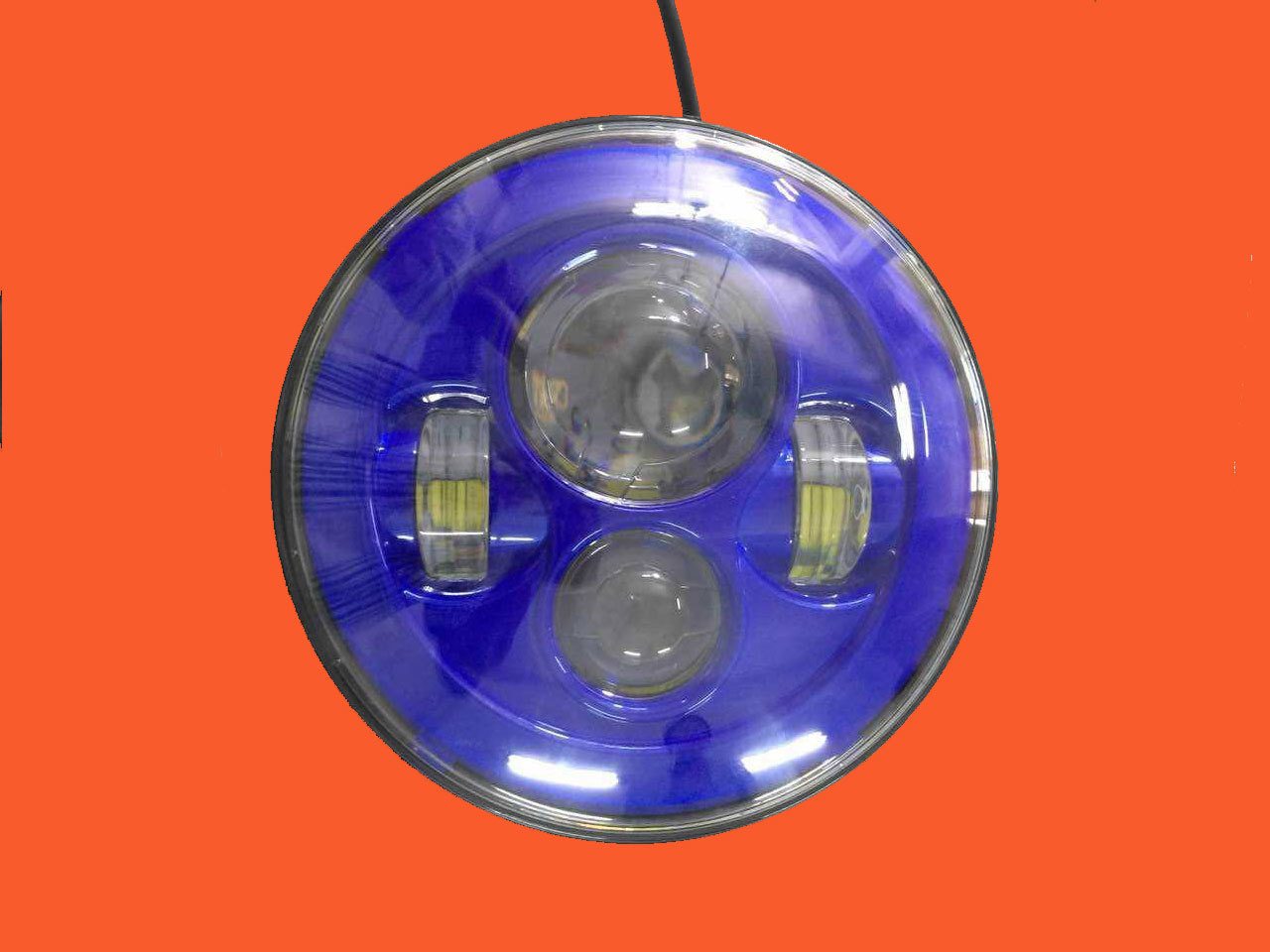 7" DAYMAKER Replacement BLUE Projector HID LED Light Bulb Headlight Motorcycle Harley