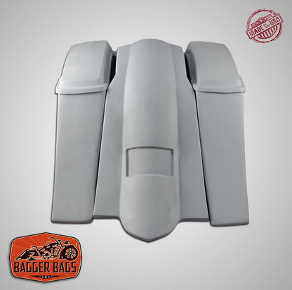 Yamaha Roadstar 1999 - 2007 6" Extended Stretched Out & Down Bags   Rear Fender   No Cut Outs   lids