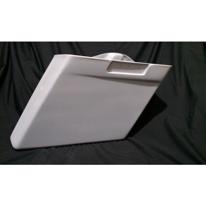 Harley Davidson 6" inch Heritage Softail Deluxe Extended Stretched Saddlebags Lids No Cut Outs FLST, FLSTI, FLSTCI, FLSTC