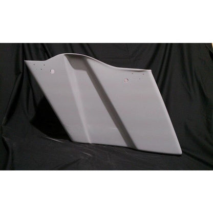 Harley Davidson 4" Extended Stretched Saddlebags   Lids - No Cut Outs