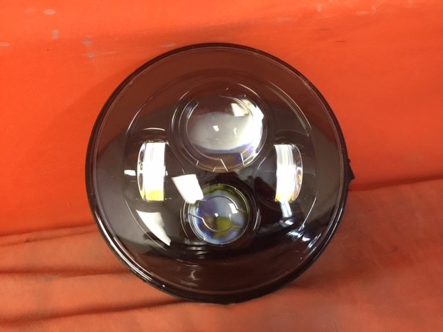 7" DAYMAKER Replacement Black Projector HID LED Light Bulb Headlight Motorcycle Yamaha Roadstar 1600 / 1700