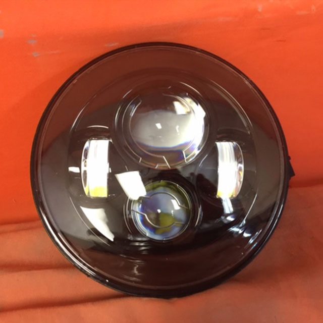 7" DAYMAKER Replacement Black HID LED Light Bulb Headlight Motorcycle Kawasaki Vulcan Nomad 1500 / 1600