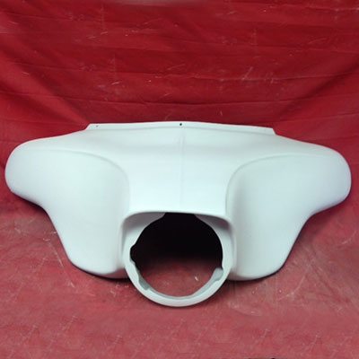 Harley Davidson Raked &amp; Stretched Headlight Stereo Fairing Road King Street Electra Ultra Glide Touring