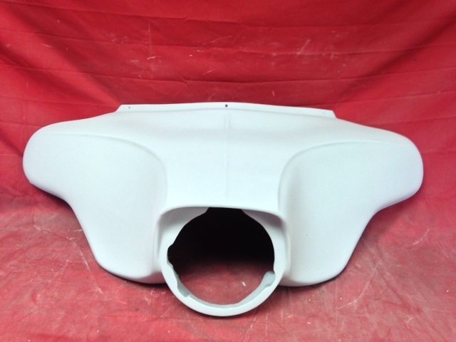 Harley Davidson Raked &amp; Stretched Headlight Stereo Fairing Road King Street Electra Ultra Glide Touring